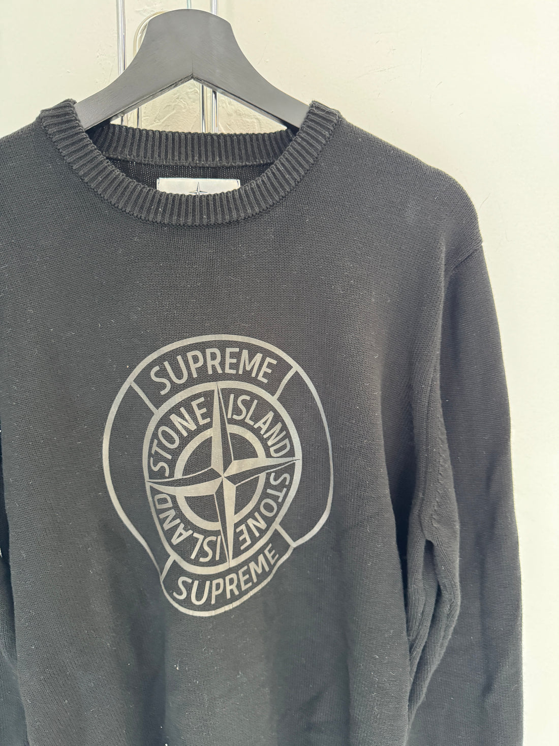 SUPREME X STONE ISLAND 3M SWEATER