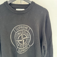 SUPREME X STONE ISLAND 3M SWEATER
