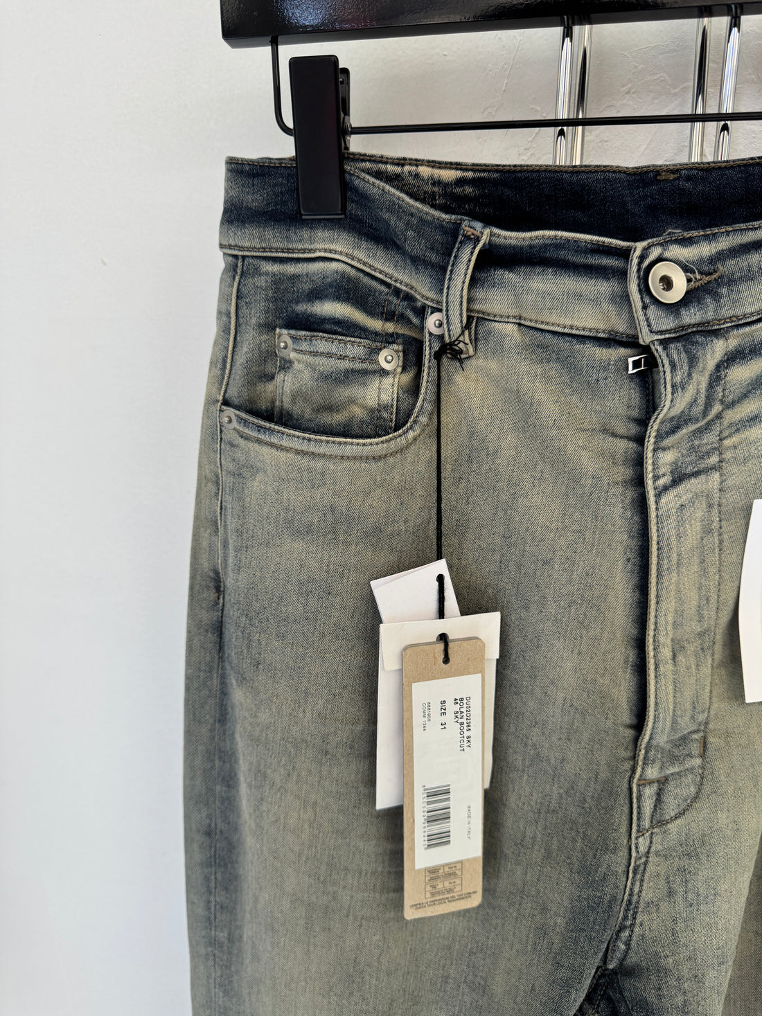 RICK OWENS DRKSHDW BOLAN BOOTCUT PANT SKY