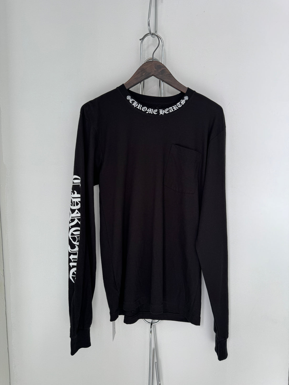 CHROME HEARTS NECK LOGO LONGSLEEVE