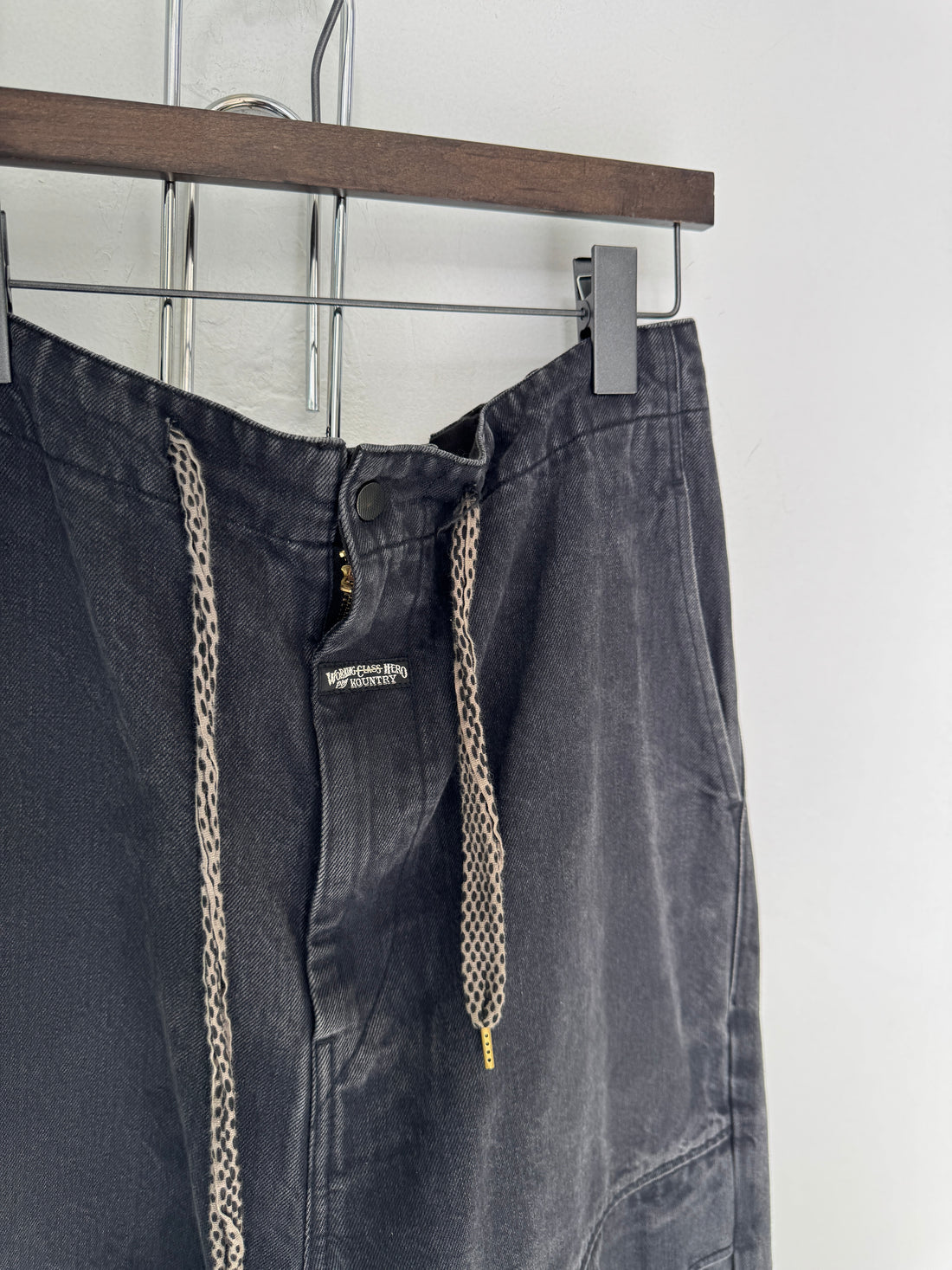 KAPITAL NOUVELLE SHUTTLE PANTS 14OZ DENIM