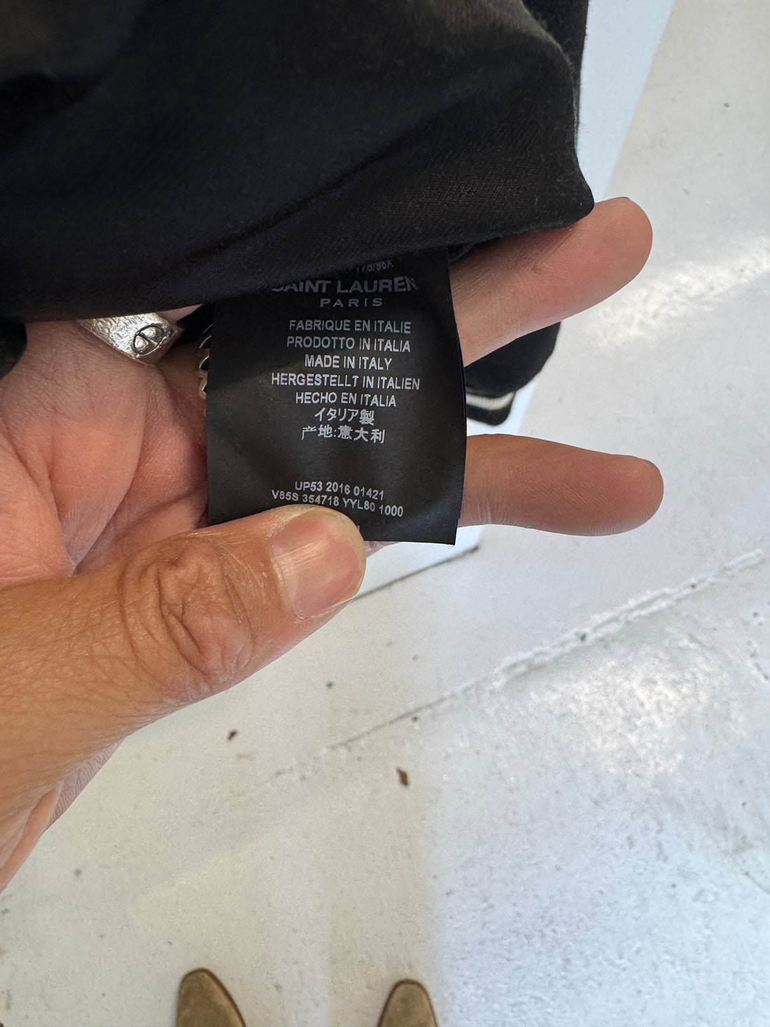 SAINT LAURENT TEDDY JACKET