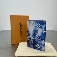 LOUIS VUITTON VIRGIL ABLOH BLUE MONOGRAM BANDANA POCKET ORGANIZER