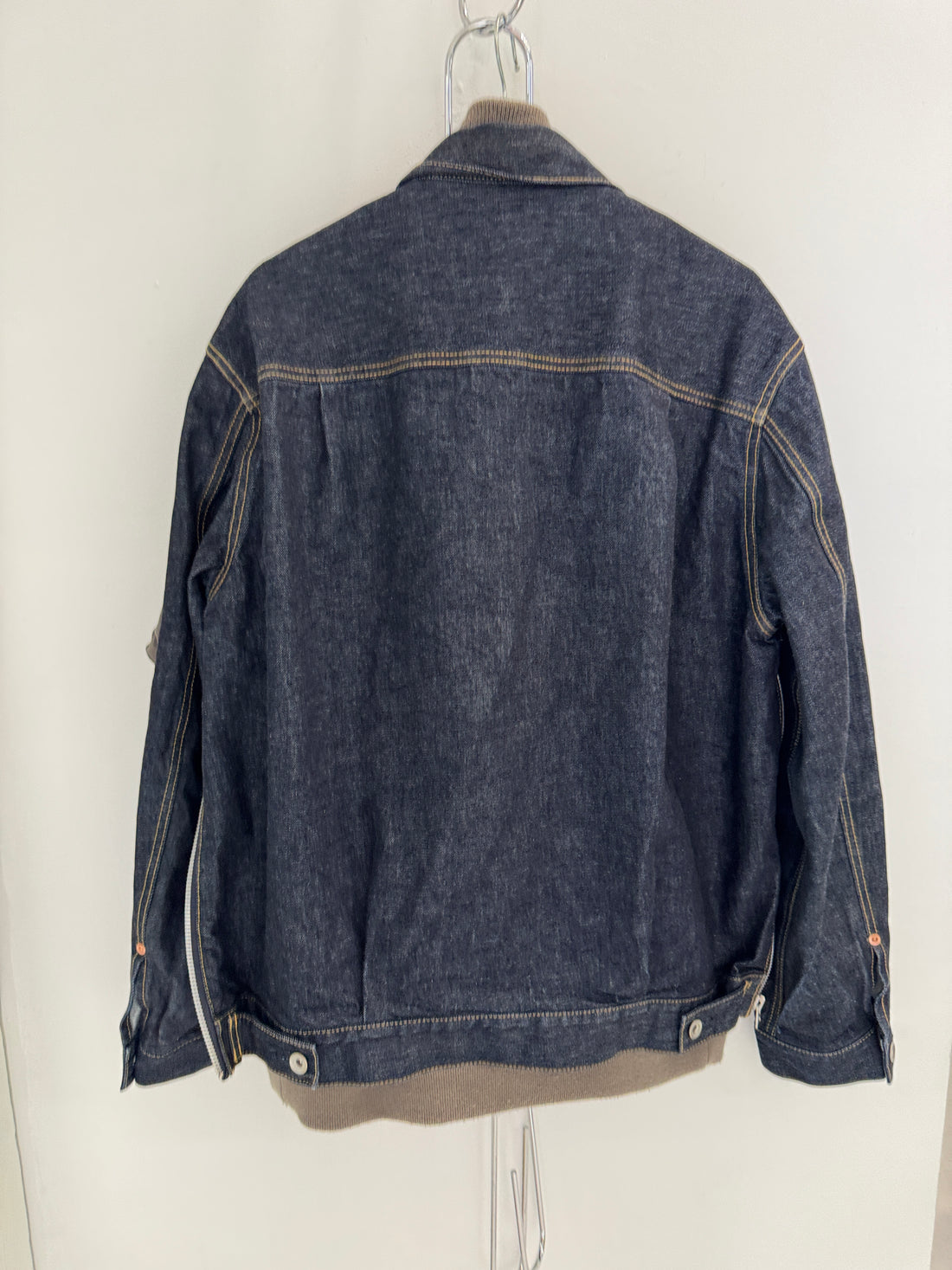 SACAI BOMBER DENIM JACKET
