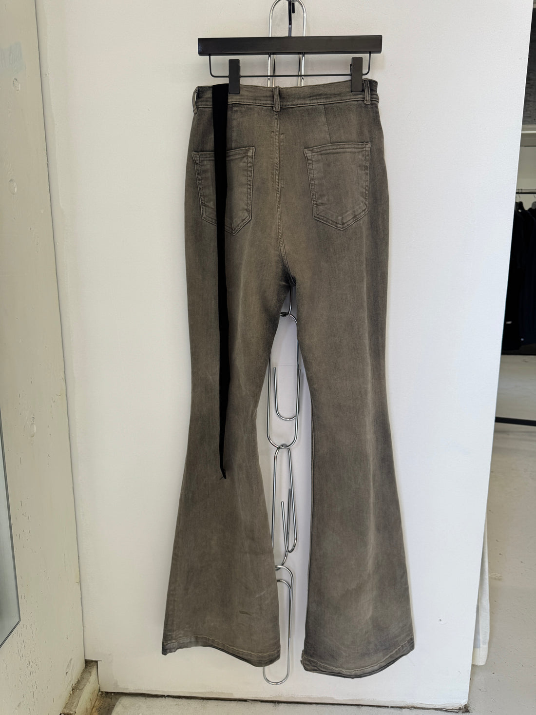 RICK OWENS DRKSHDW BOLAN BOOTCUT PANT MINERAL PEARL