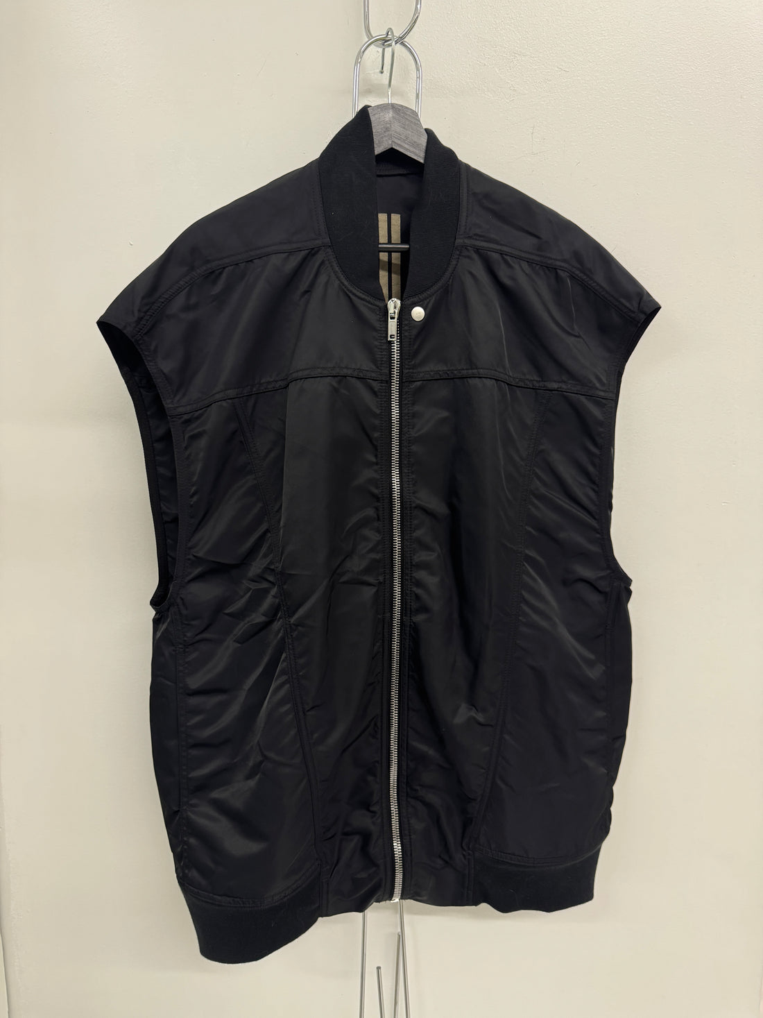 RICK OWENS DRKSHDW SLEEVELESS BOMBER JACKE
