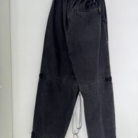 KAPITAL NOUVELLE SHUTTLE PANTS 14OZ DENIM